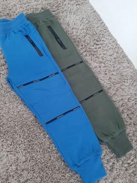 Chlapčenské tepláky Klasik -blue-01