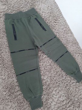 Chlapčenské tepláky Klasik - khaki