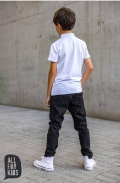 chlapčenské nohavice - black