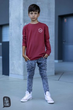 Chlapčenské denim nohavice Crazy - black
