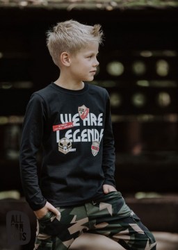 Chlapčenské tričko Legend - black