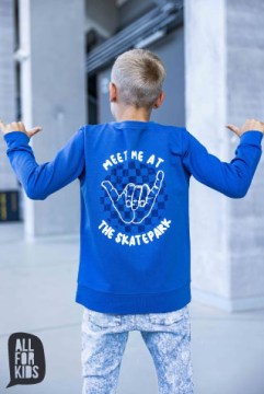 Chlapčenské tričko Skatepark - blue