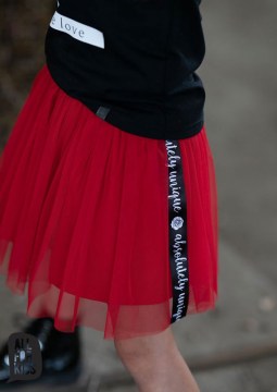 Dievčenská sukňa Absolutely - red