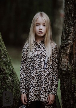 Dievčenská košela Leopard
