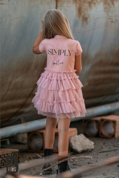 Dievčenské šaty Simply - pink 02