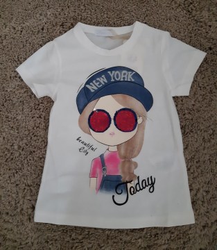 Dievčenské tričko New York 01